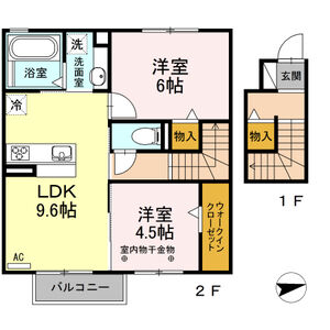 ボヌールの間取り