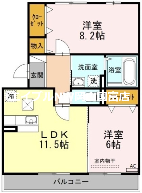 シャン・ヴィラージュの間取り