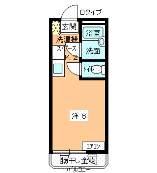 ライトハウス２１　Ａの間取り