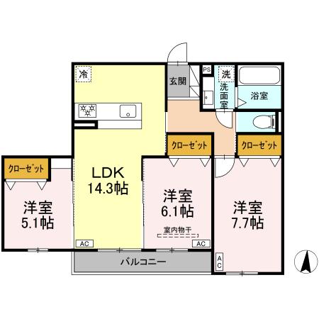 メゾン　ド　アンの間取り