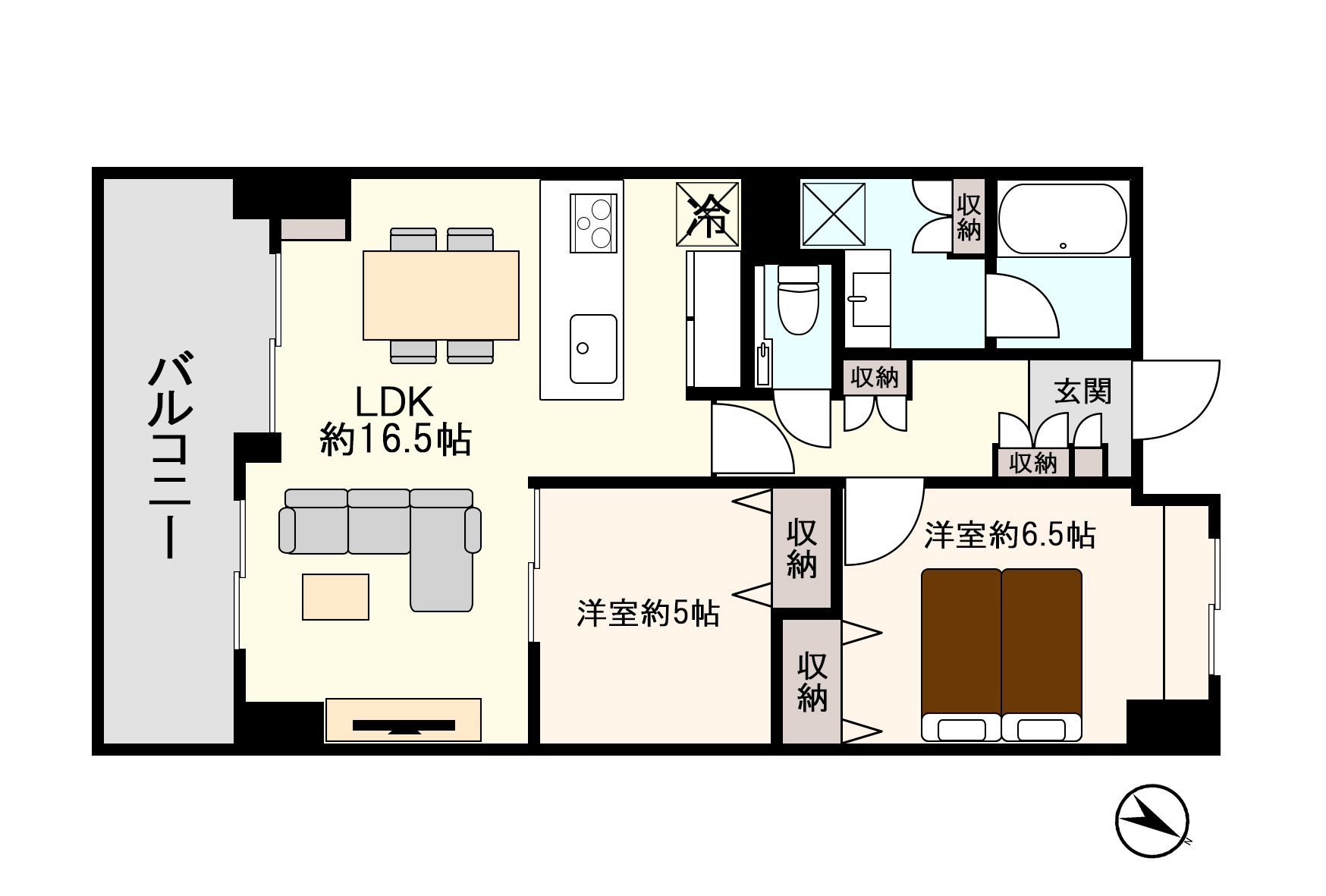 コーラルベイ石垣島参番館の間取り