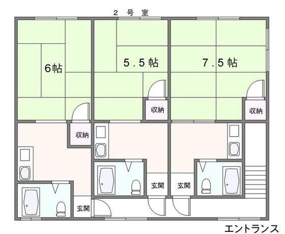 品川区平塚のアパートの間取り