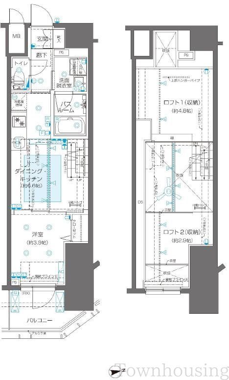 ZOOM新宿御苑前の間取り