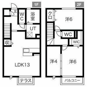 クレアーレ高峯の間取り