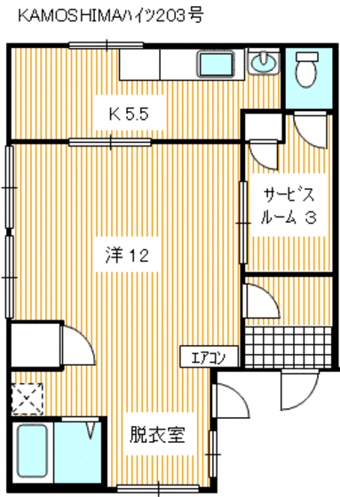 賀茂島の間取り