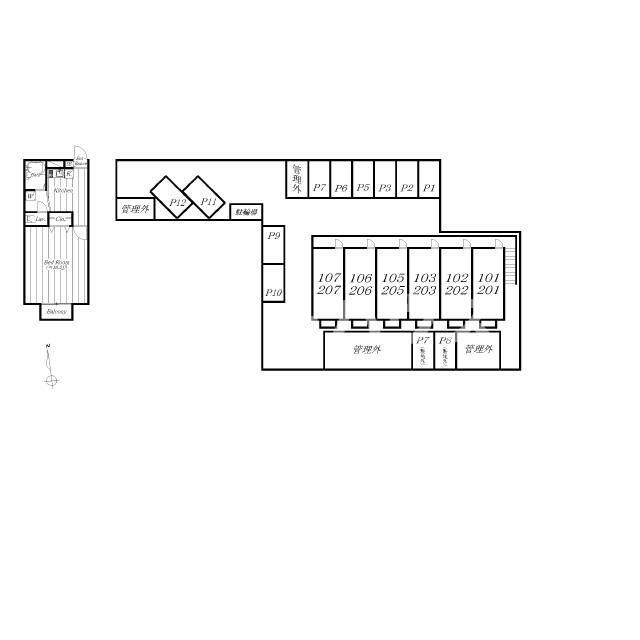 【アムール　Ｖｅｒｄｕｒｅの建物外観】