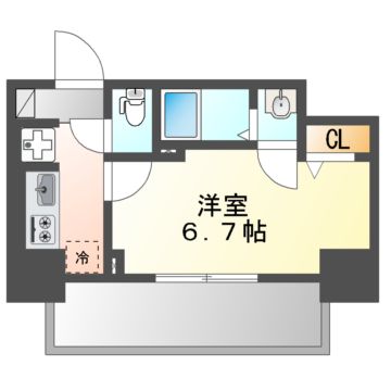 ディアレイシャス今池の間取り