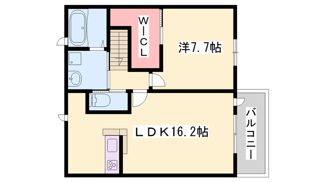 コンフォート北条の間取り