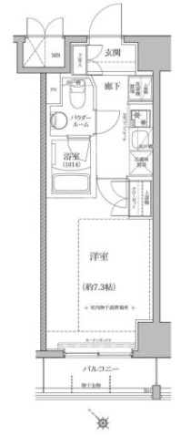 パティーナ川崎南DUOの間取り