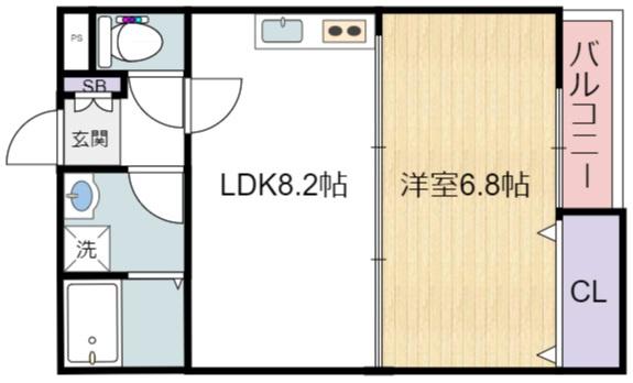 【Act住之江の間取り】