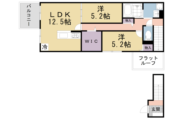 仮称）京田辺市田辺中央３丁目新築IIの間取り