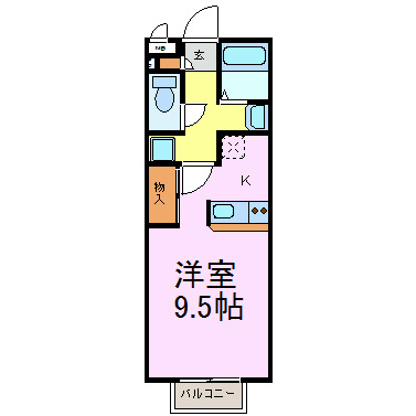 ボヌールMの間取り