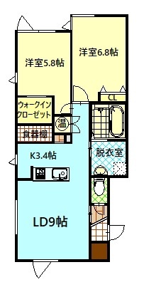 Ｃａｓａ－ｉ東光の間取り