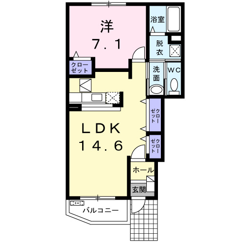 プリムローズの間取り