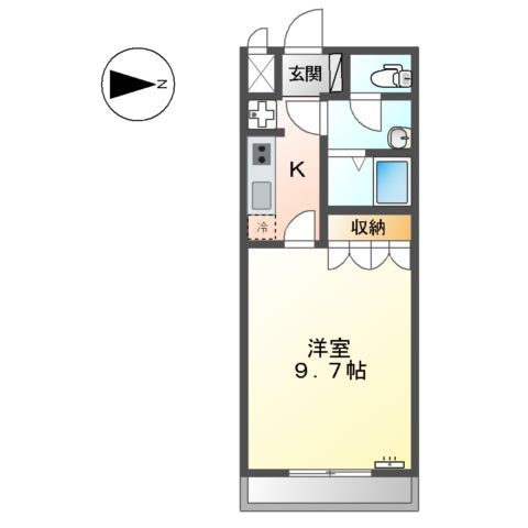 カレントの間取り写真