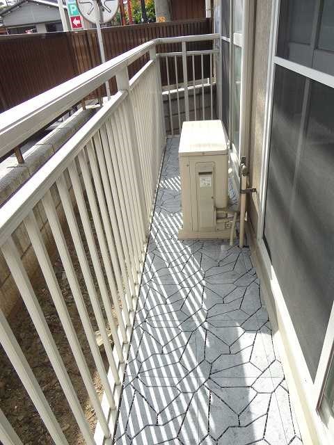 バルコニー　写真は101号室です。（参考）