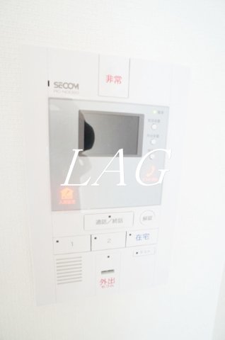 セキュリティ　モニター付きインターフォンです。