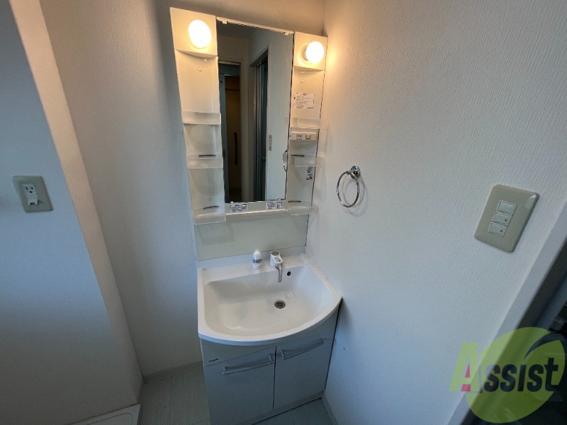 洗面設備　癒しの空間