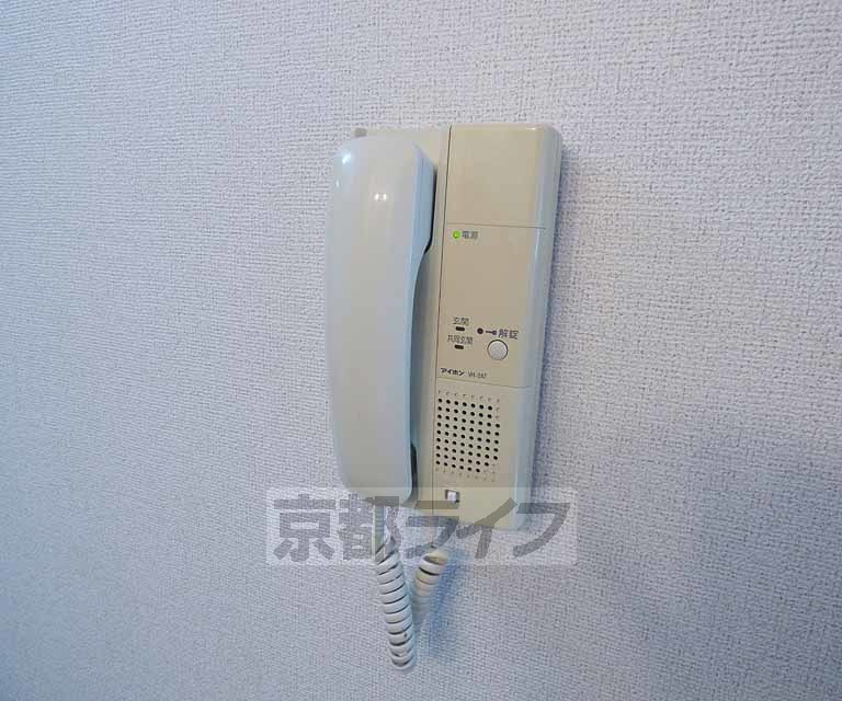 セキュリティ　来客も安心です。