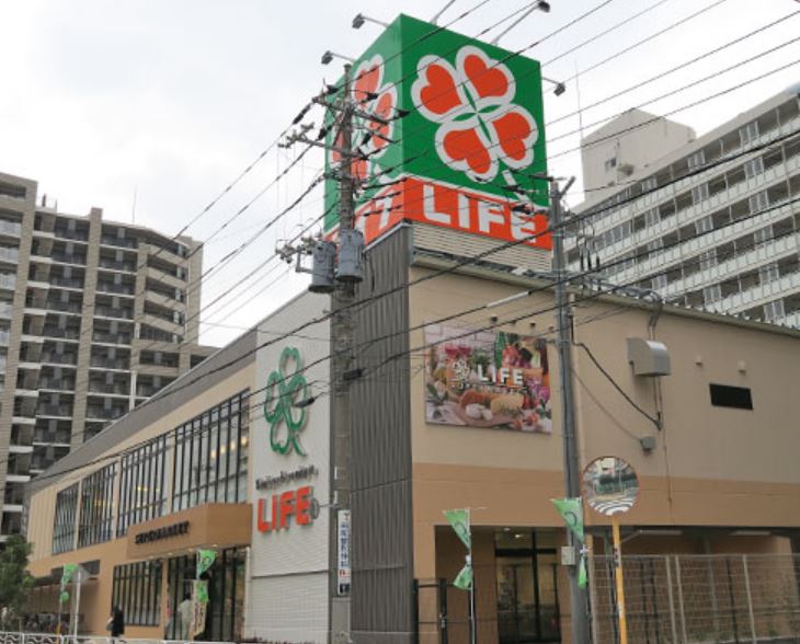 スーパー　ライフ 東砂店（スーパー）まで678m