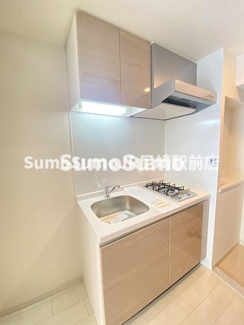 キッチン　コンパクトなキッチンで掃除もラクラク