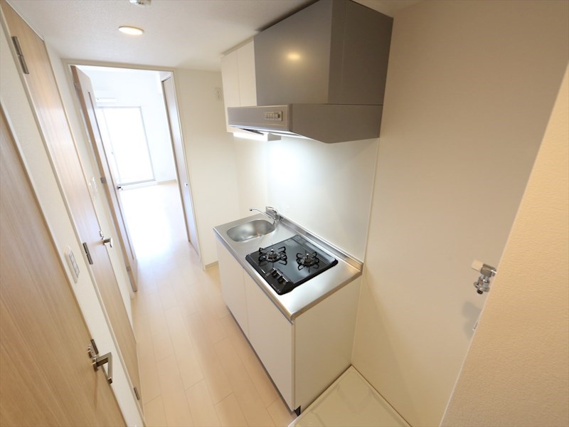 キッチン　システムキッチン（ガス2口コンロ付）