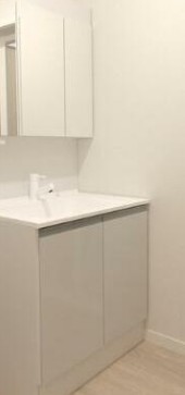 洗面設備　洗面台です。パースです。