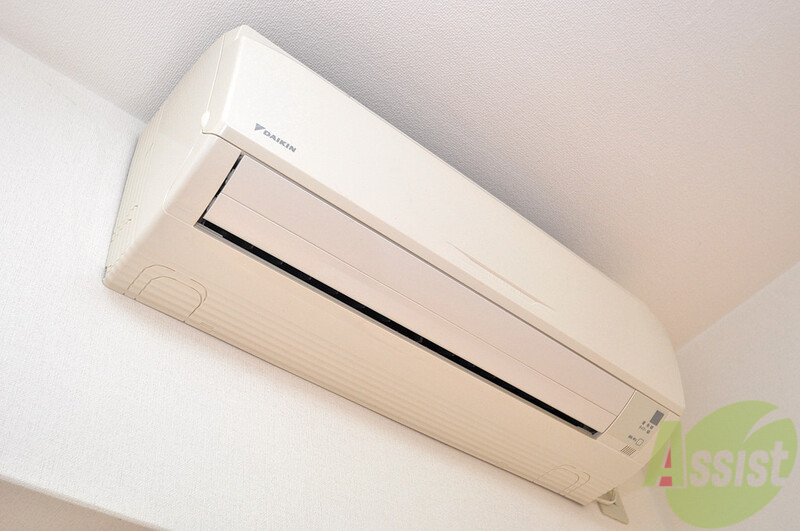 その他設備　エアコンがあるのはうれしいですね。ちょっぴり得した気分。