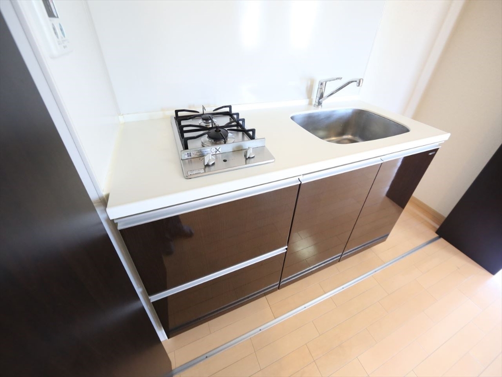 キッチン　システムキッチン　2口ガスコンロ