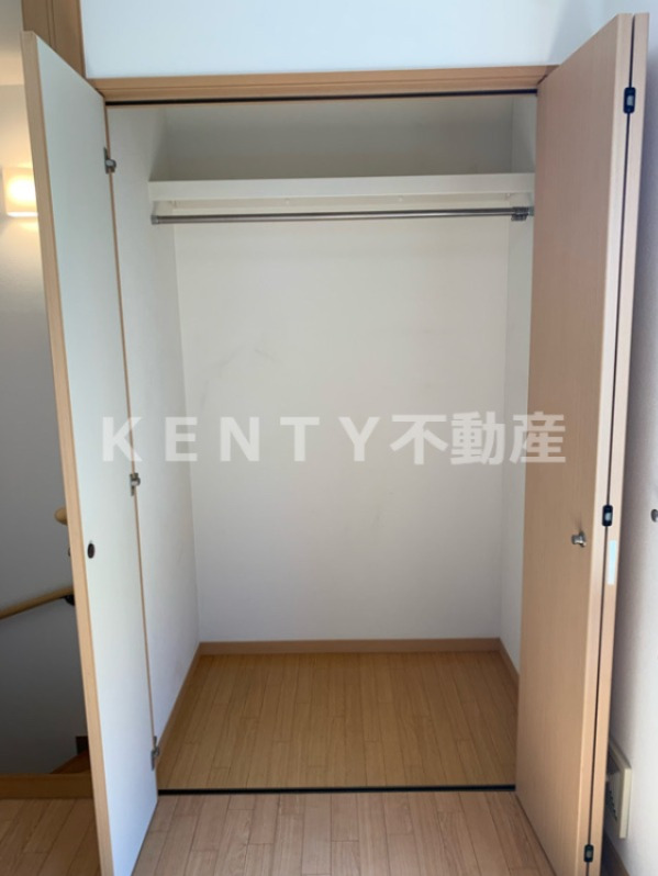 収納　たっぷりとした収納スペースです