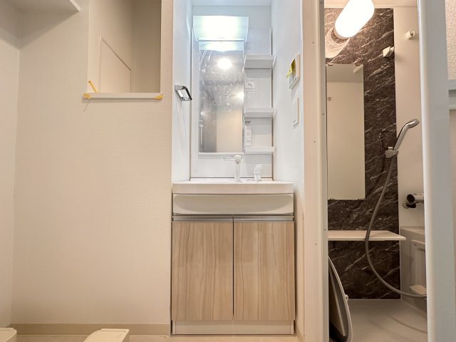 洗面設備　同一タイプです。