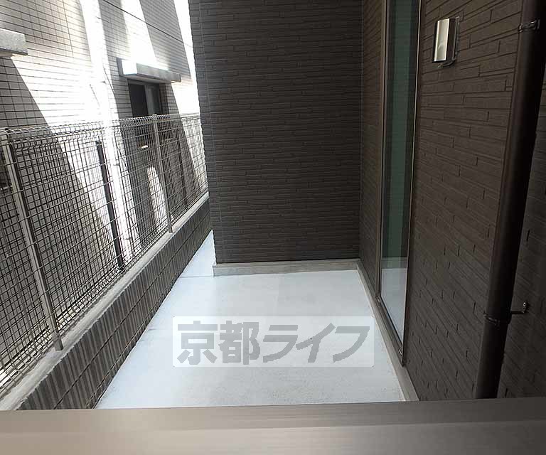 バルコニー　専用庭です