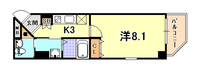 ラナップスクエア湊川公園の間取り写真