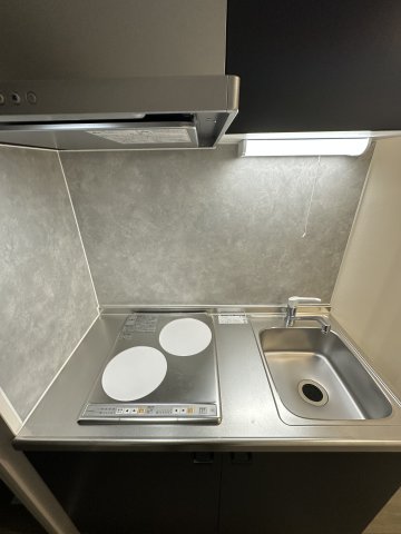 キッチン　コンパクトなキッチンで掃除もラクラク