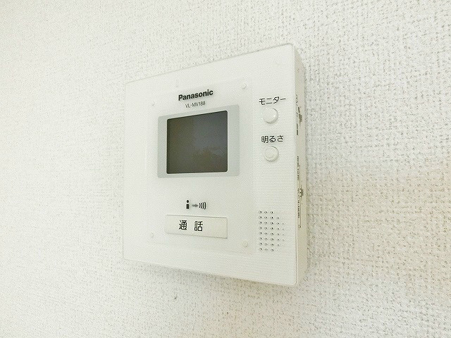 セキュリティ　Panasonic製ＴＶモニター付きインターホン。