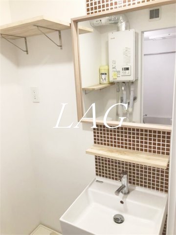 洗面設備　洗面台です。