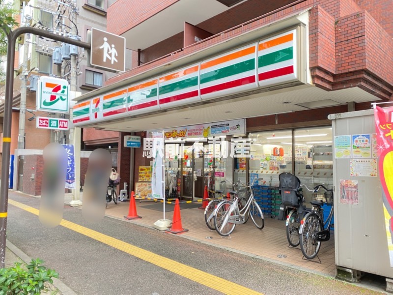 コンビニ　セブンイレブン福岡荒戸店（コンビニ）まで100m
