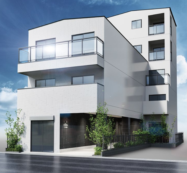 建物外観　「b’CASA牛込柳町」