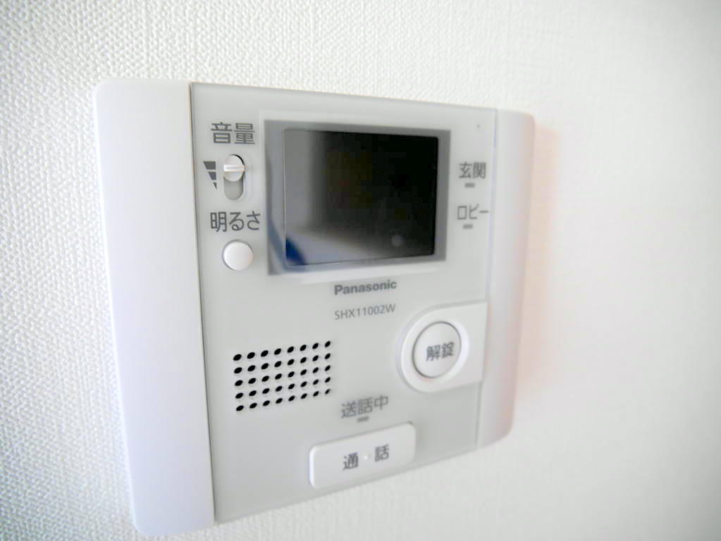 セキュリティ　モニター付きインターホン完備しています♪
