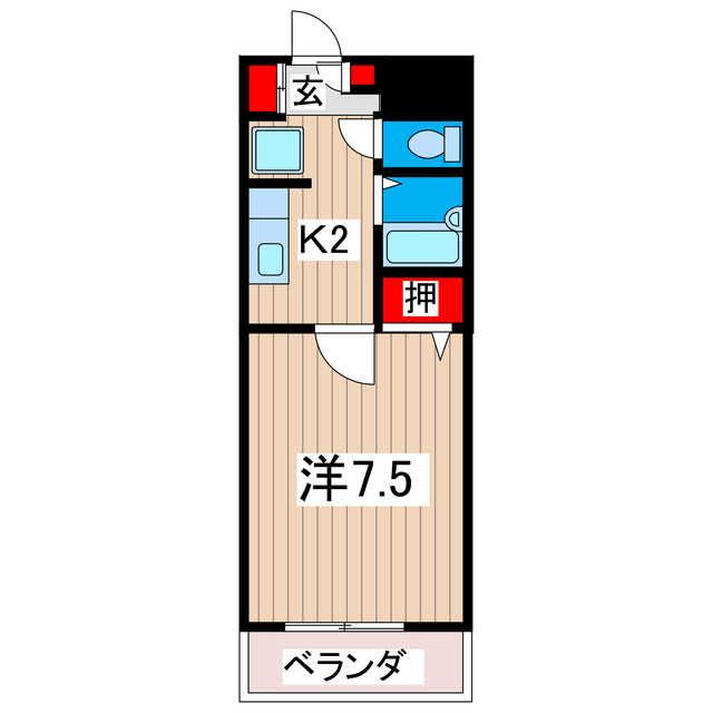 アビタシオン藤田の間取り