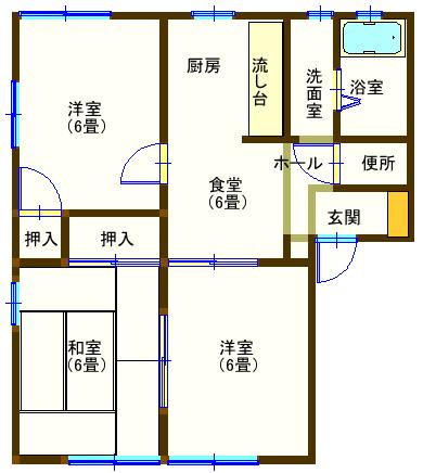 ラフォーレ百頭５の間取り