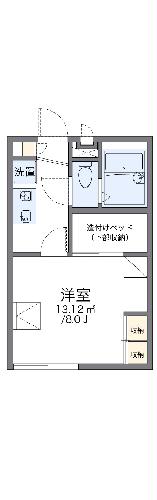 レオパレス赤坂の間取り