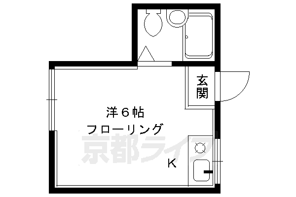 フラットオークウッドの間取り