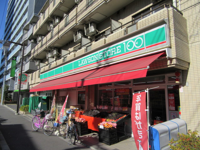 コンビニ　ローソンストア100品川二葉四丁目店（コンビニ）まで119m