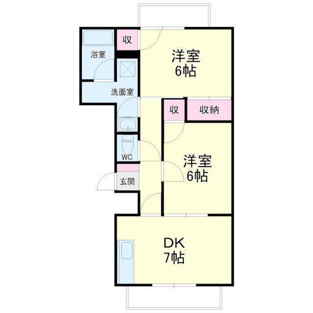 ライトアップ萩丘1番館の間取り写真