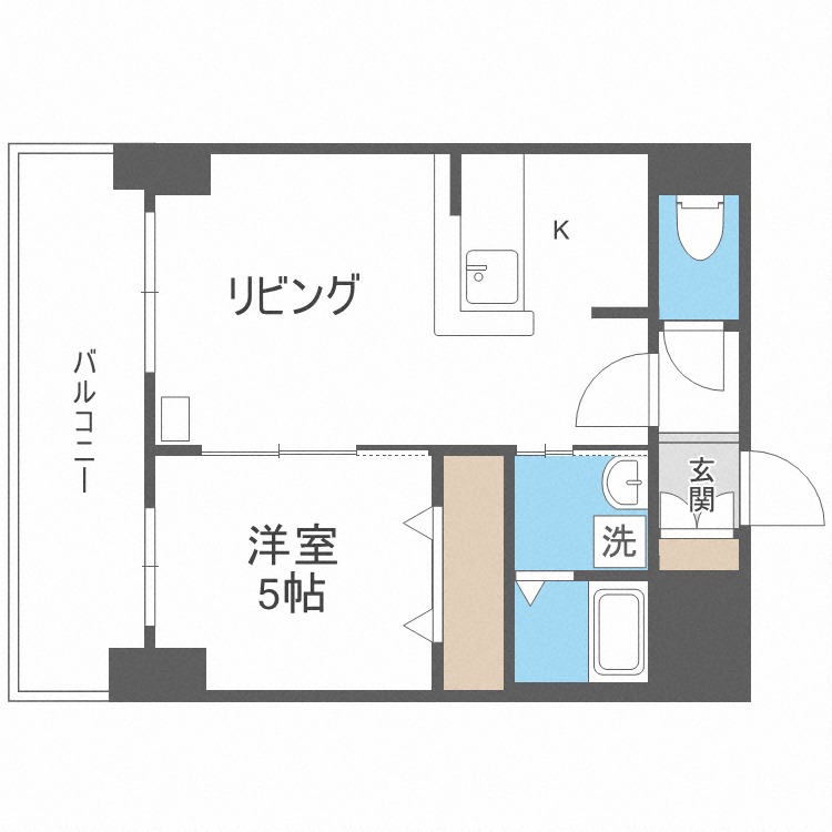 サンコート本通　ガーデンヒルズの間取り