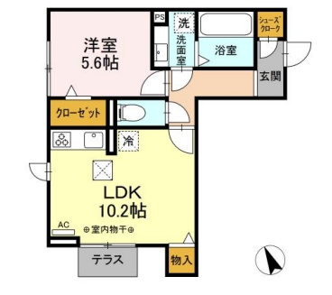 日進市赤池町のマンションの間取り