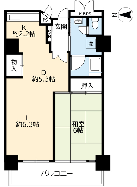 ＵＲ武庫川の間取り