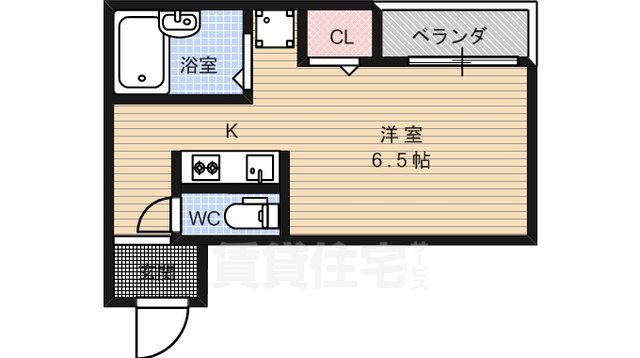 大阪市淀川区塚本のマンションの間取り