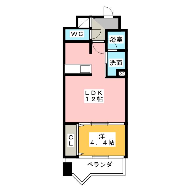 シャトー＆ホテル名駅南１ｓｔの間取り